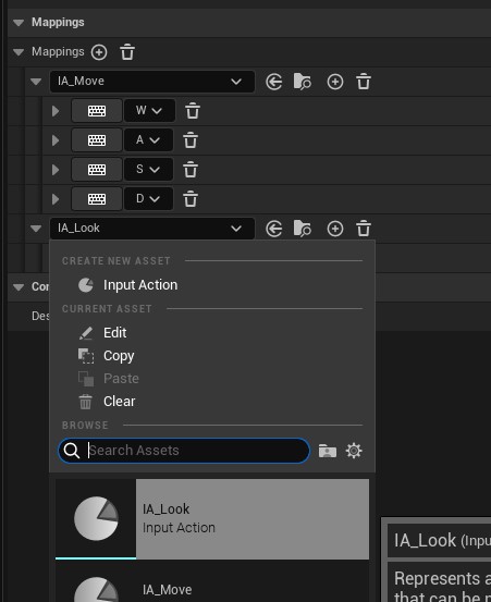multiple input action